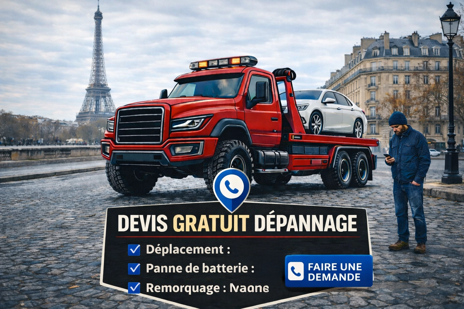 Devis gratuit dépannage auto
